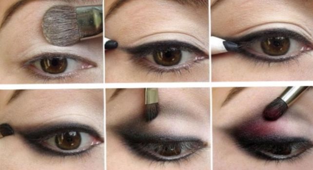 Правила нанесения макияжа для карих глаз